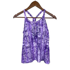 𝅺Athleta Privita Yoga Racerback Tank Purple Size XS